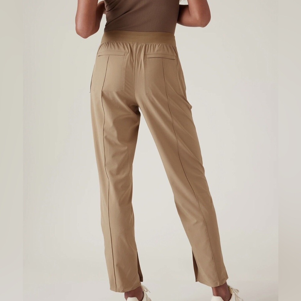 Athleta Brooklyn Heights Pant Size 10 Big Sur Brown - Picture 8 of 8